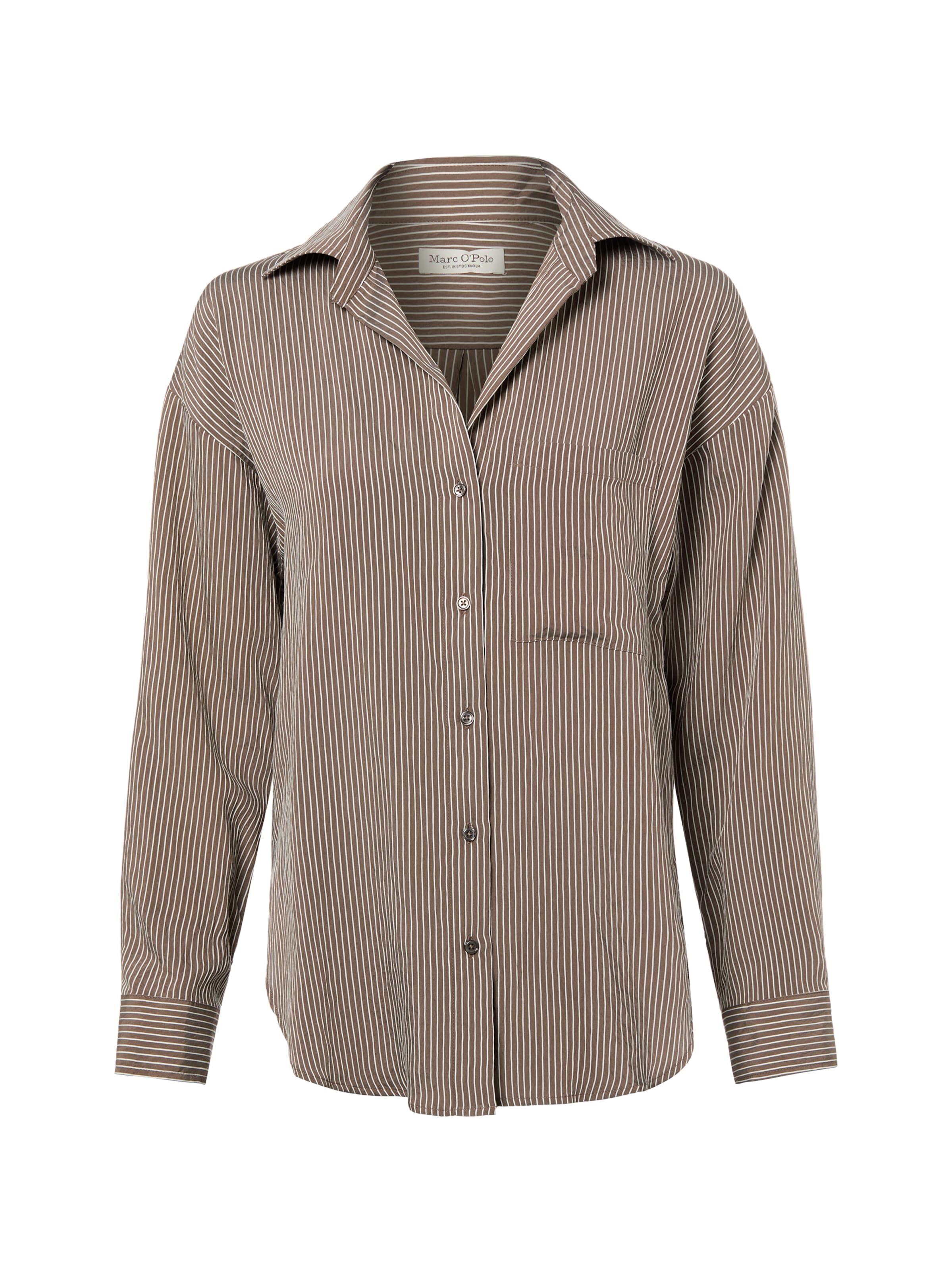 Chemisier Marc O'Polo en marron : devant