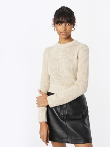 HUGO Red Sweater 'Solarina' in Beige: front