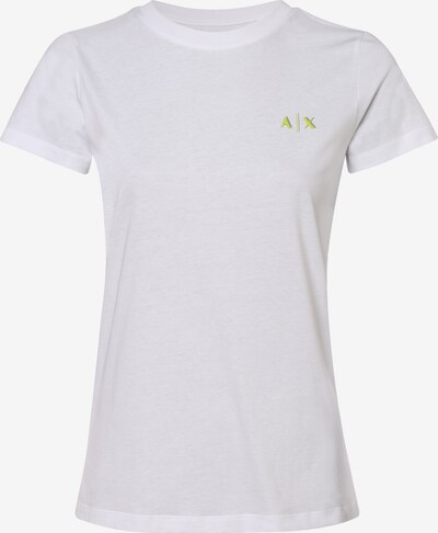 Tricou ARMANI EXCHANGE pe galben / gri / alb, Vizualizare produs