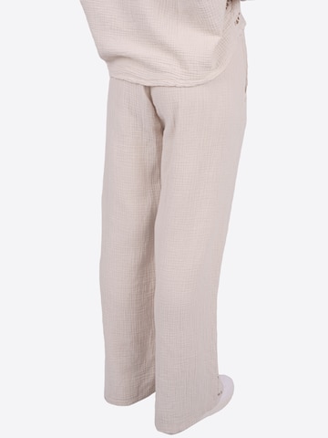 Seasons of April Wide leg Broek 'Ines' in Beige