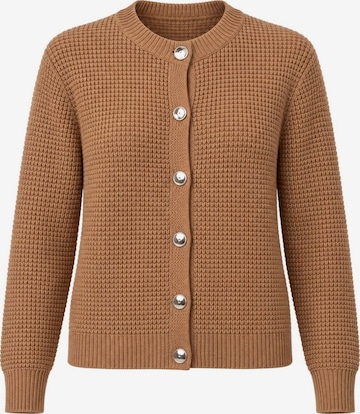 RYVAN Knit Cardigan 'Strickjacken' in Brown: front