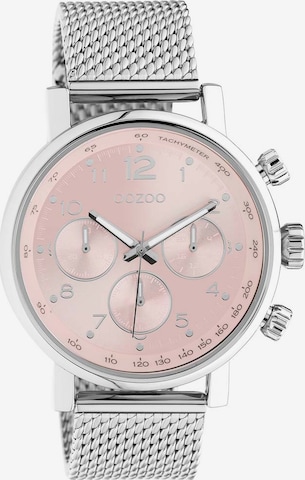 OOZOO Analog Watch in Pink: front