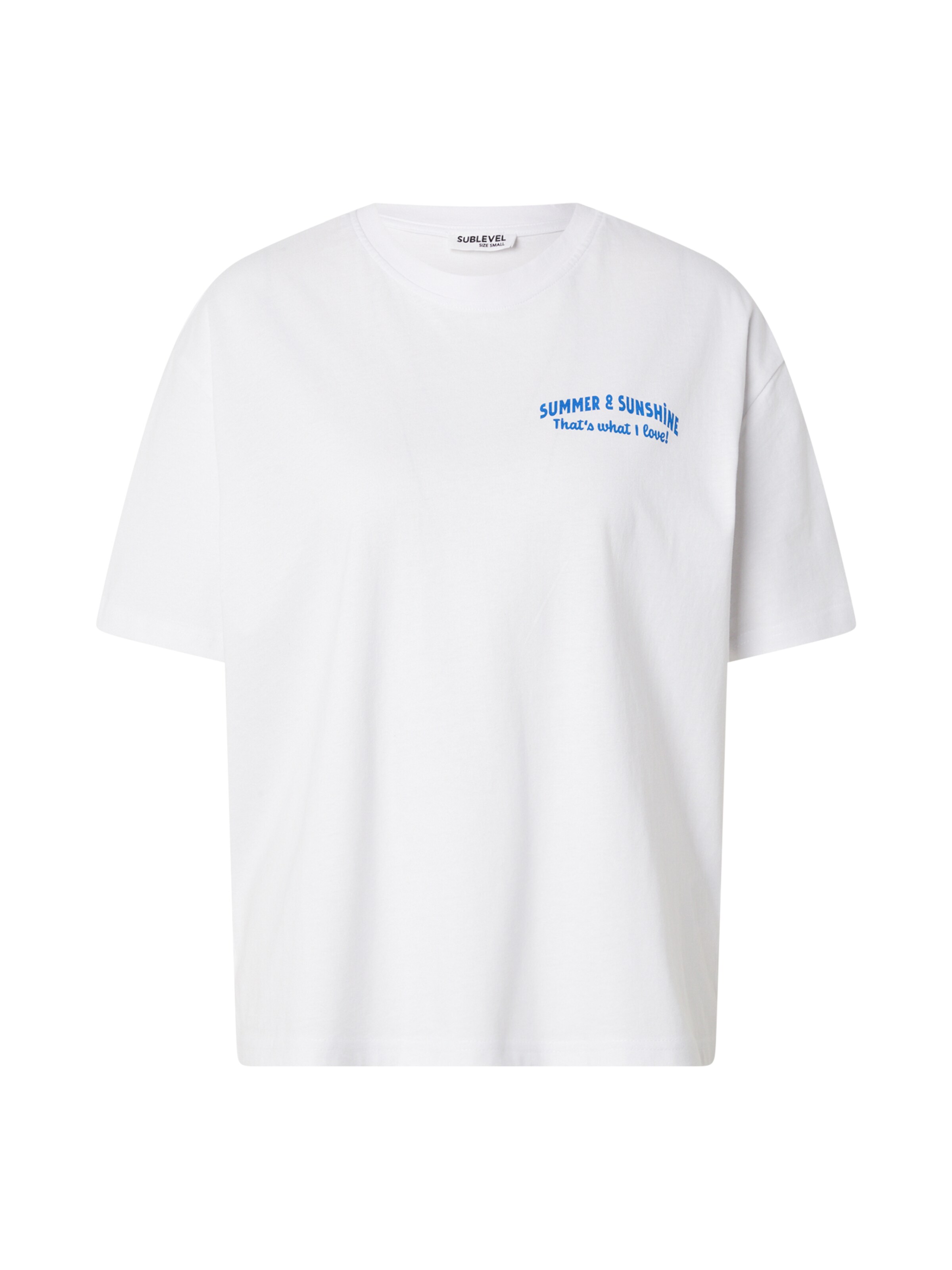 Sublevel - Camiseta en blanco: frente