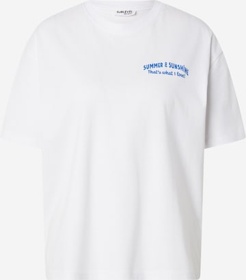 Sublevel - Camiseta en blanco: frente