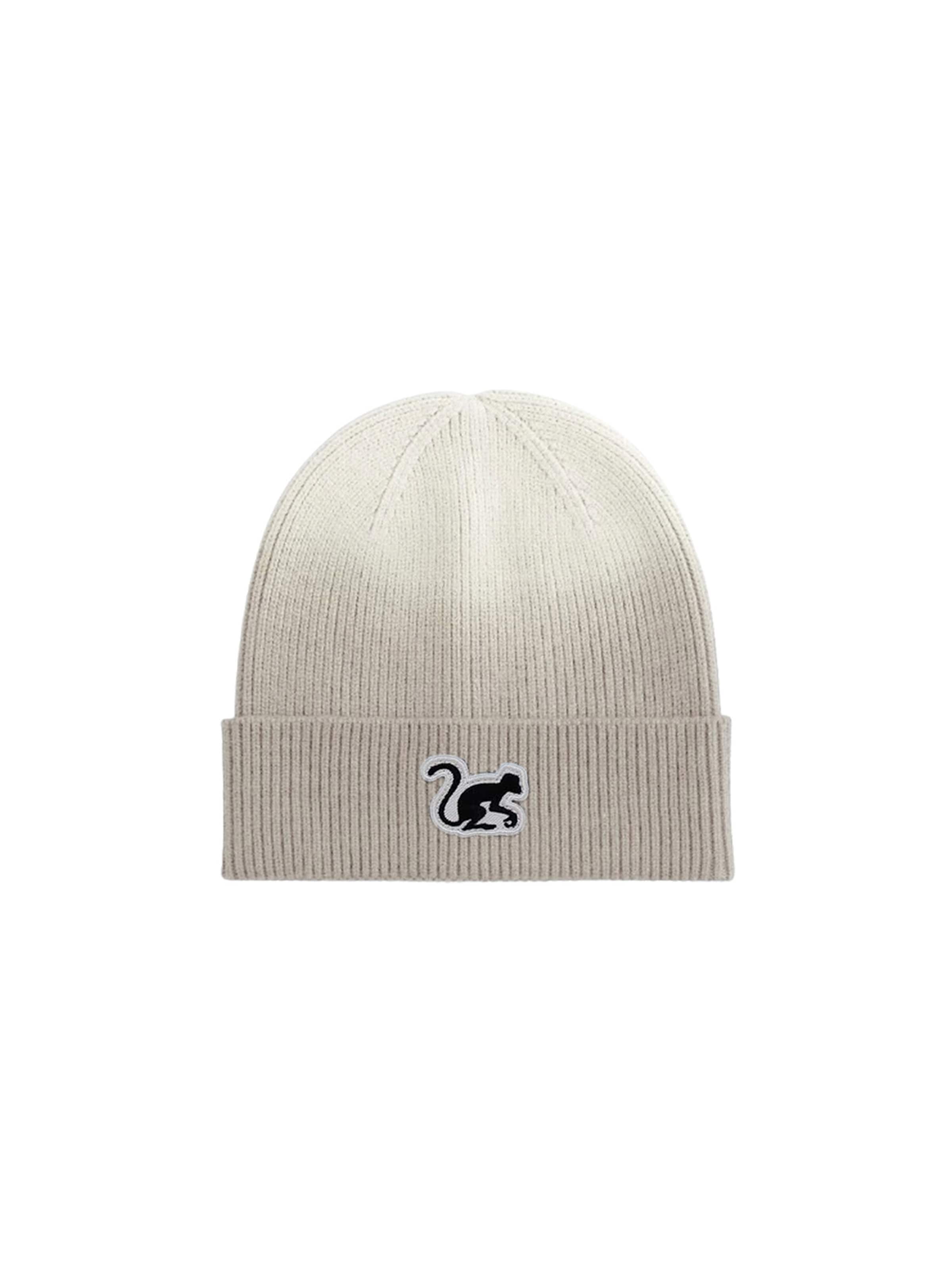 Berretto di Surf Monkey in beige: frontale