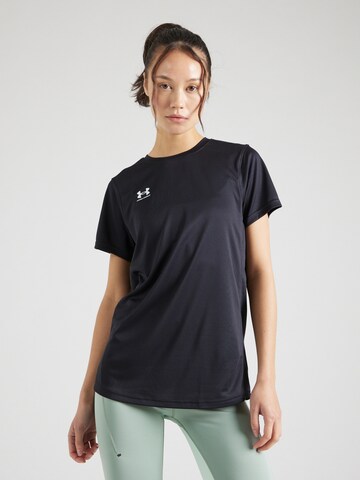 UNDER ARMOUR Funktionsshirt in Schwarz: predná strana