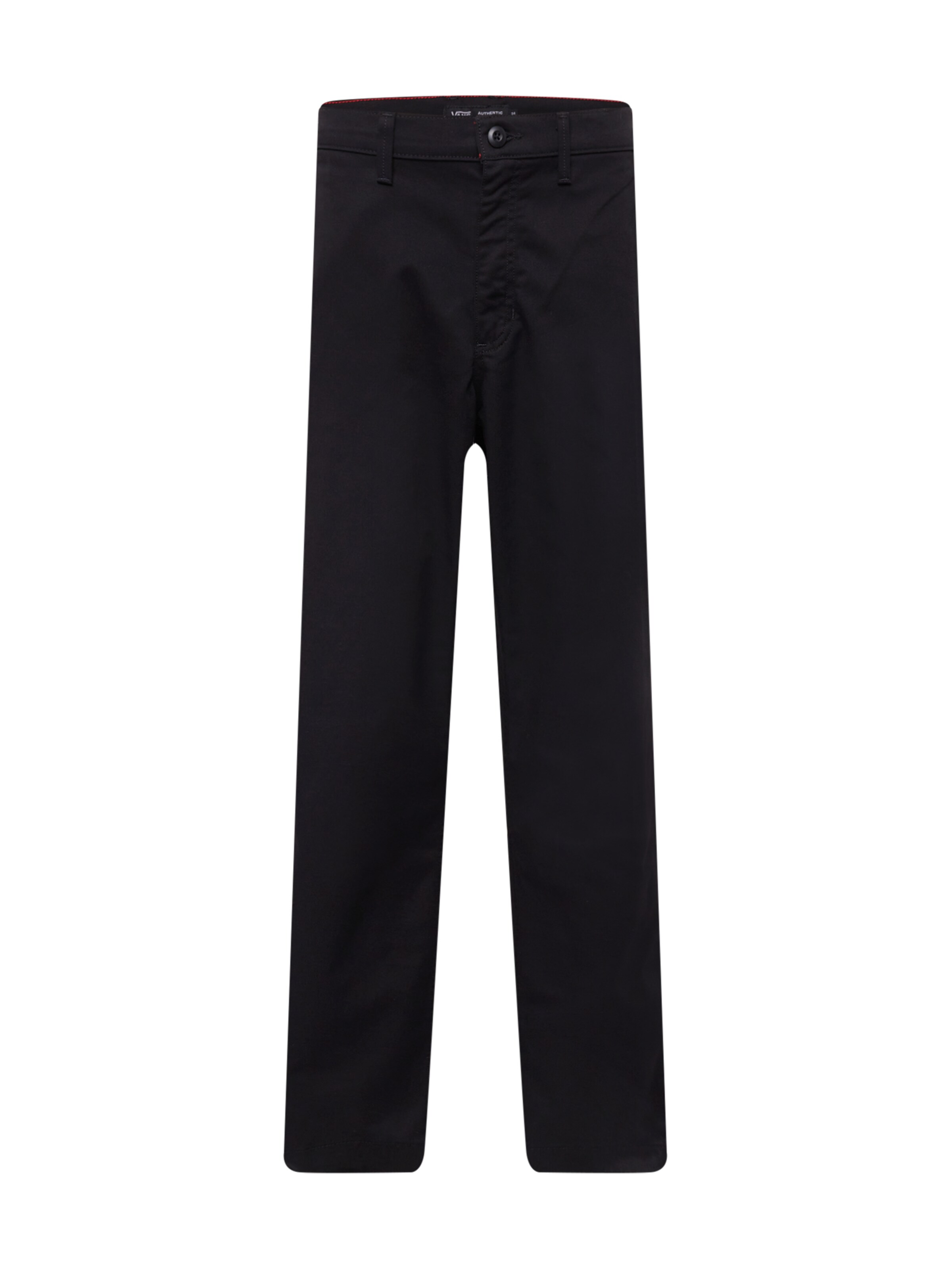 VANS Loosefit Chino 'AUTHENTIC' in Zwart: voorkant