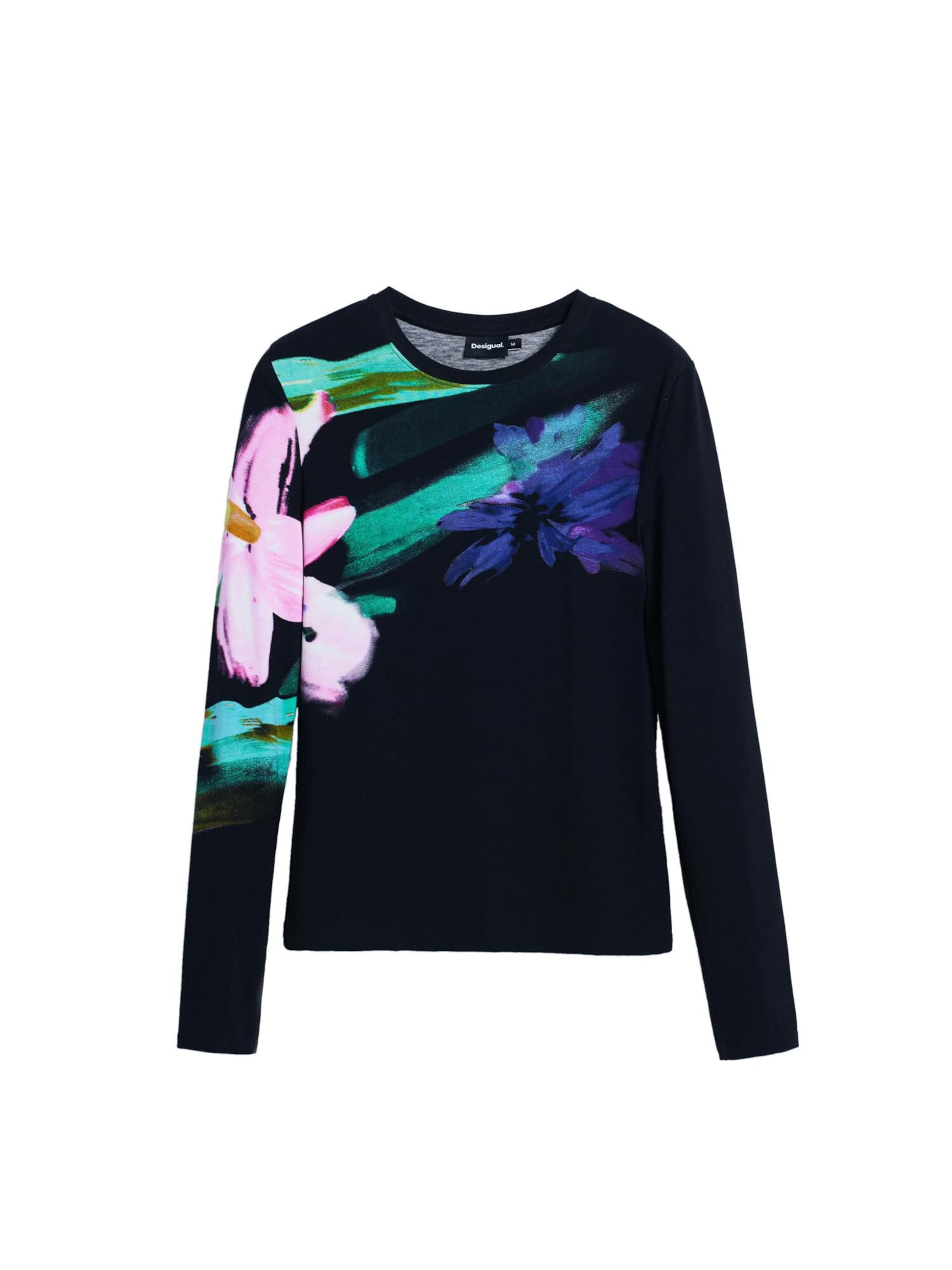 Desigual Tričko – černá: přední strana