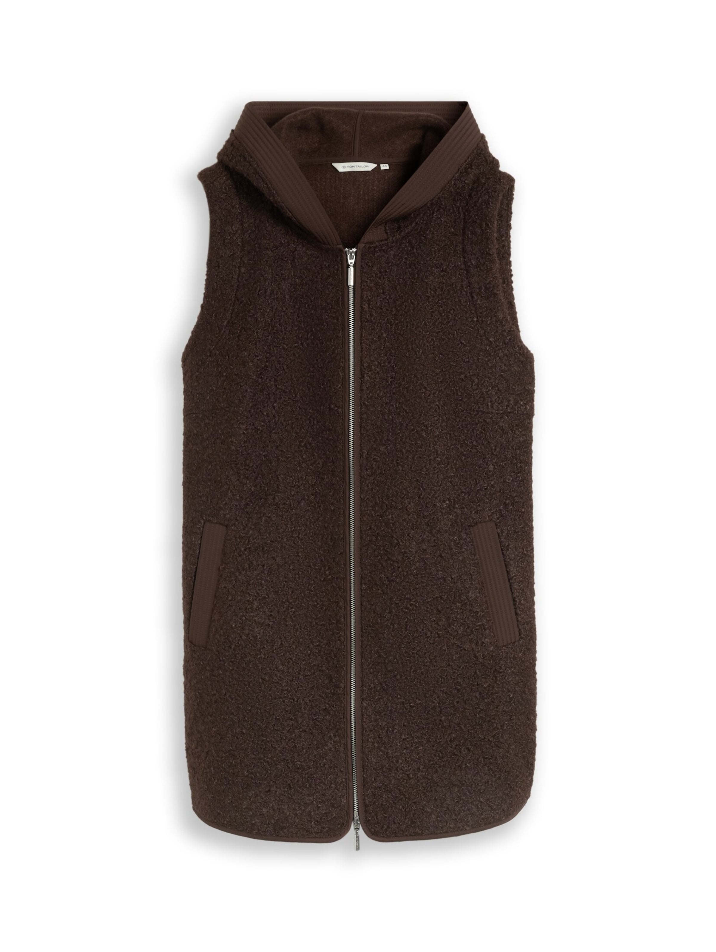 Tom Tailor Women + Weste in Braun: Vorderseite
