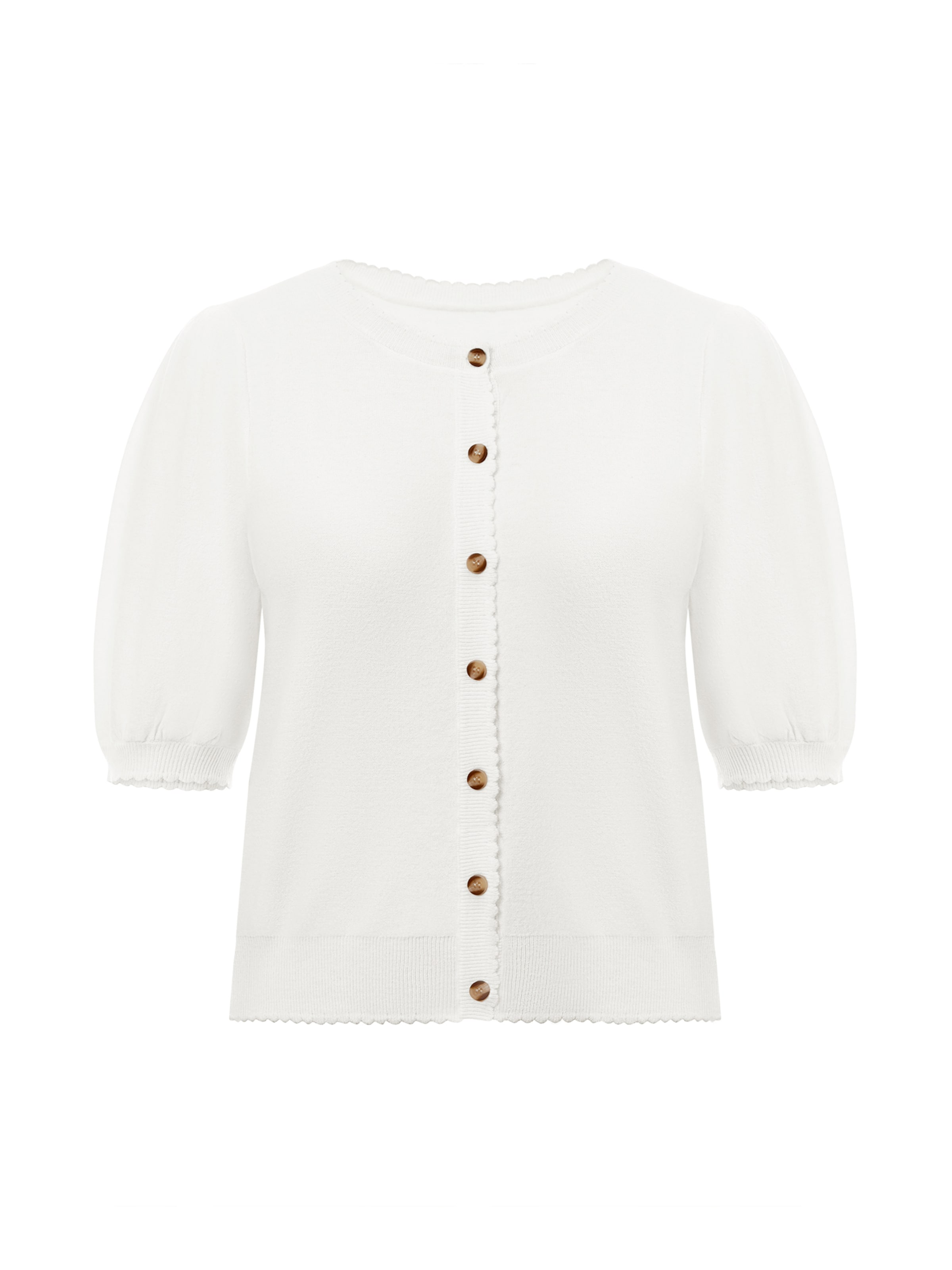 Imily Bela - Cárdigan en blanco: frente