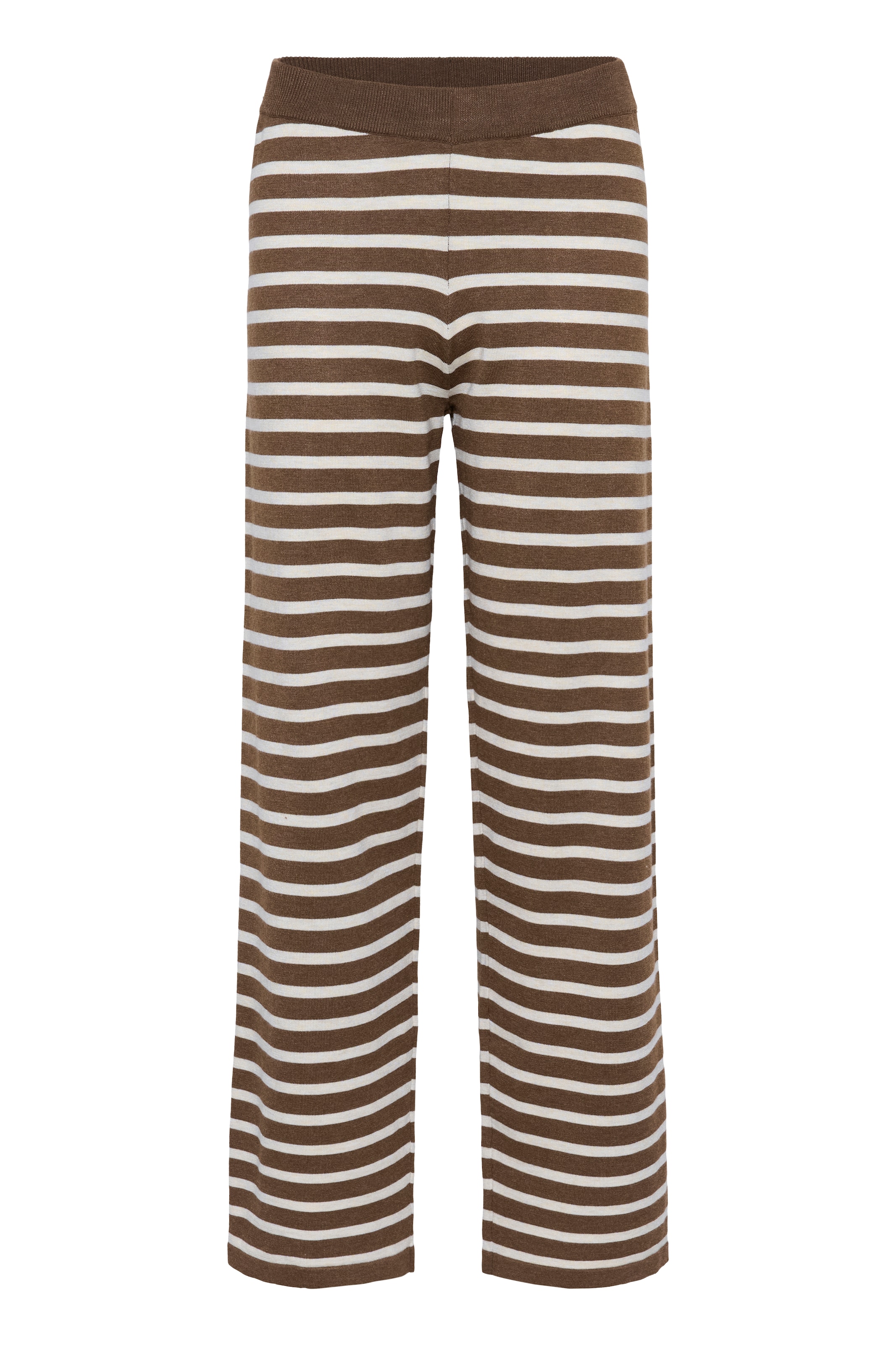 SAINT TROPEZ Pajama Pants in Brown: front