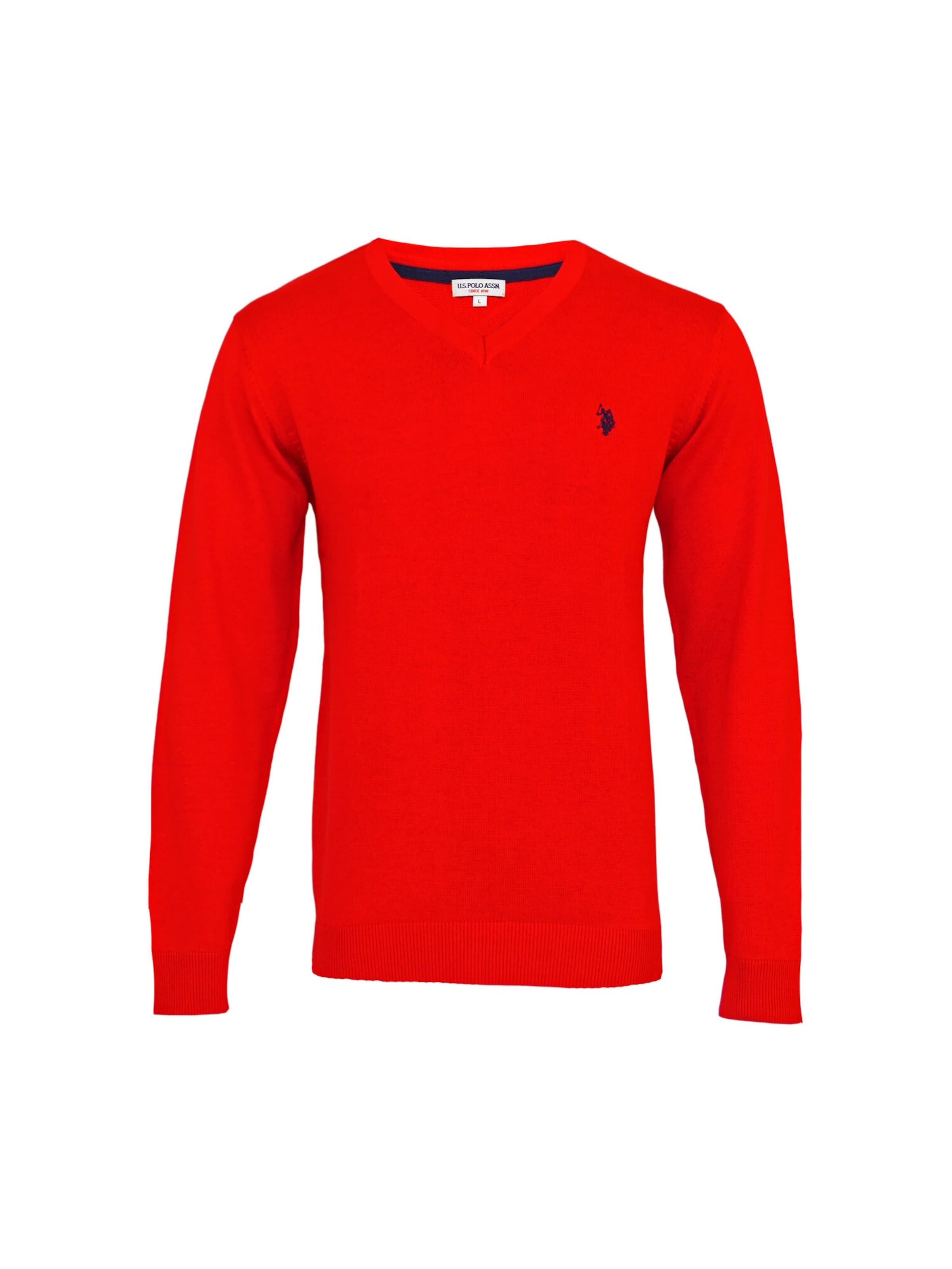 U.S. POLO ASSN. Sweater in Navy / Red, Item view