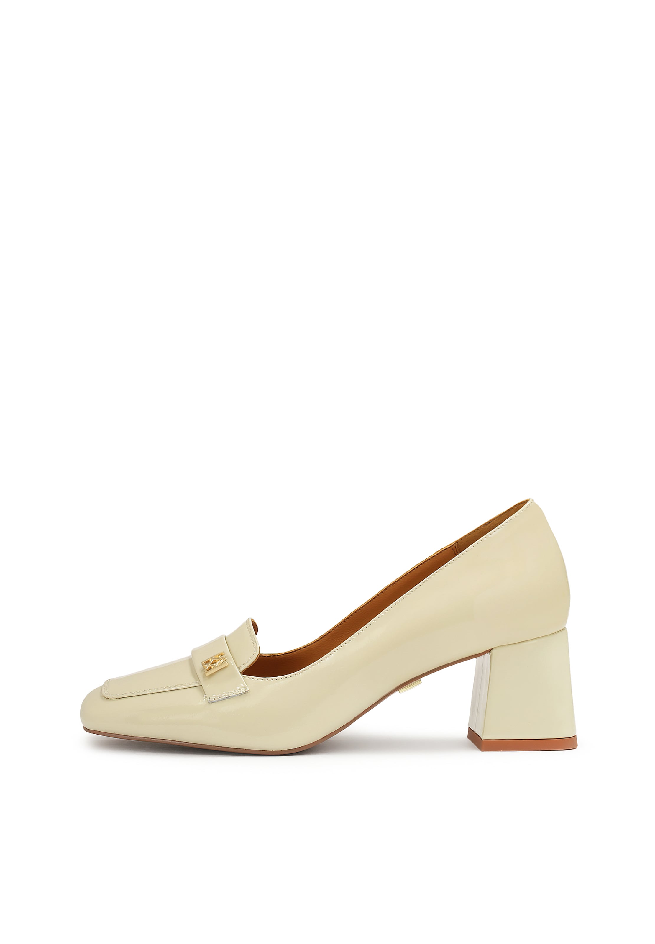 Kazar Pumps i beige: forside