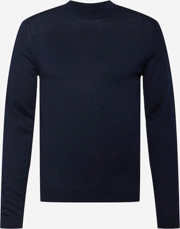 BOSS Black Sweater 'Bjarno-L' in Blue: front