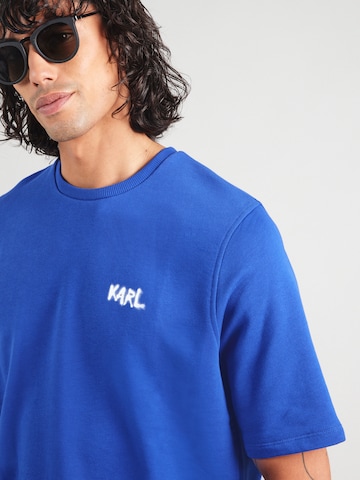 mėlyna Karl Lagerfeld Megztinis be užsegimo