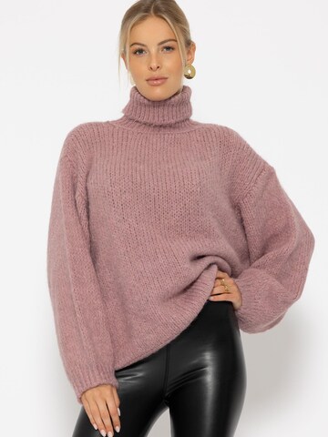 SASSYCLASSY Oversized Sweater in Pink