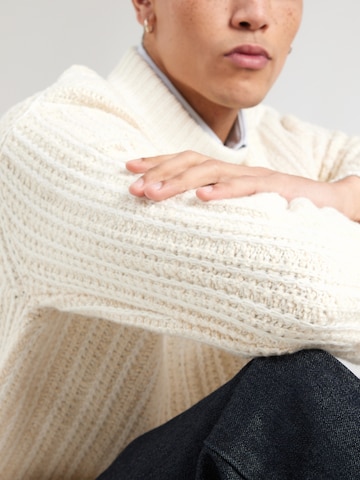 BOSS Πουλόβερ 'Korth' σε μπεζ