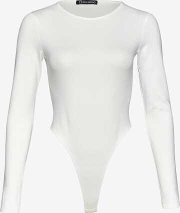 FRESHLIONS Blouse Bodysuit 'Zoee' in White: front