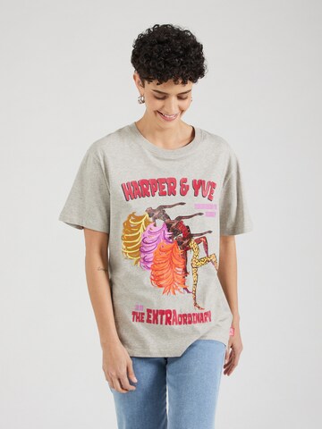 Harper & Yve T-Shirt in Grau: Vorderseite