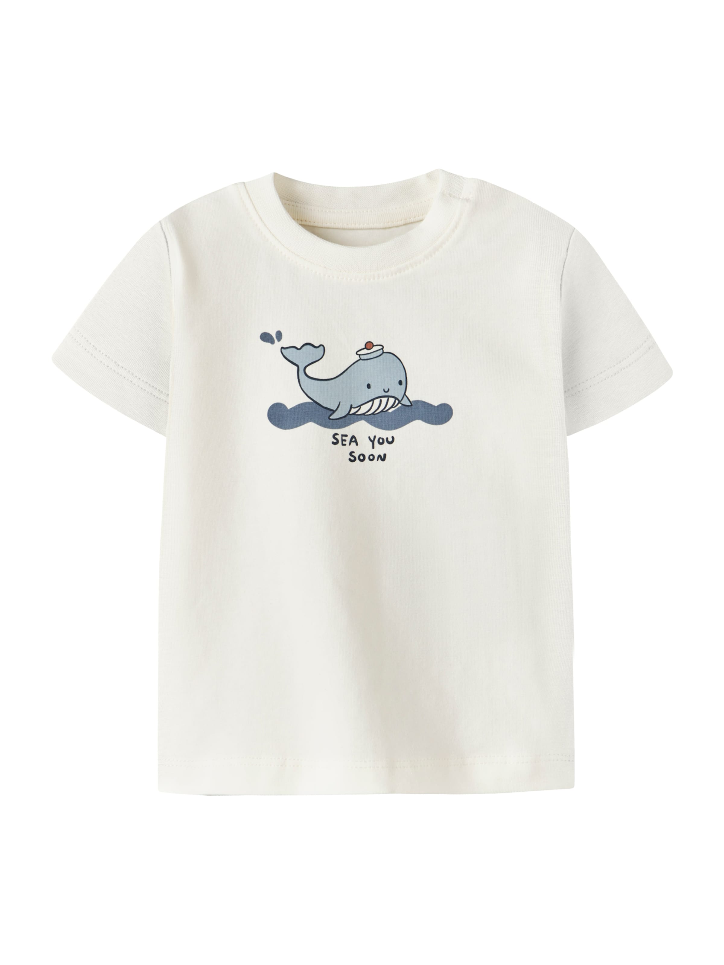 NAME IT - Camiseta 'NBMFALLON' en blanco: frente