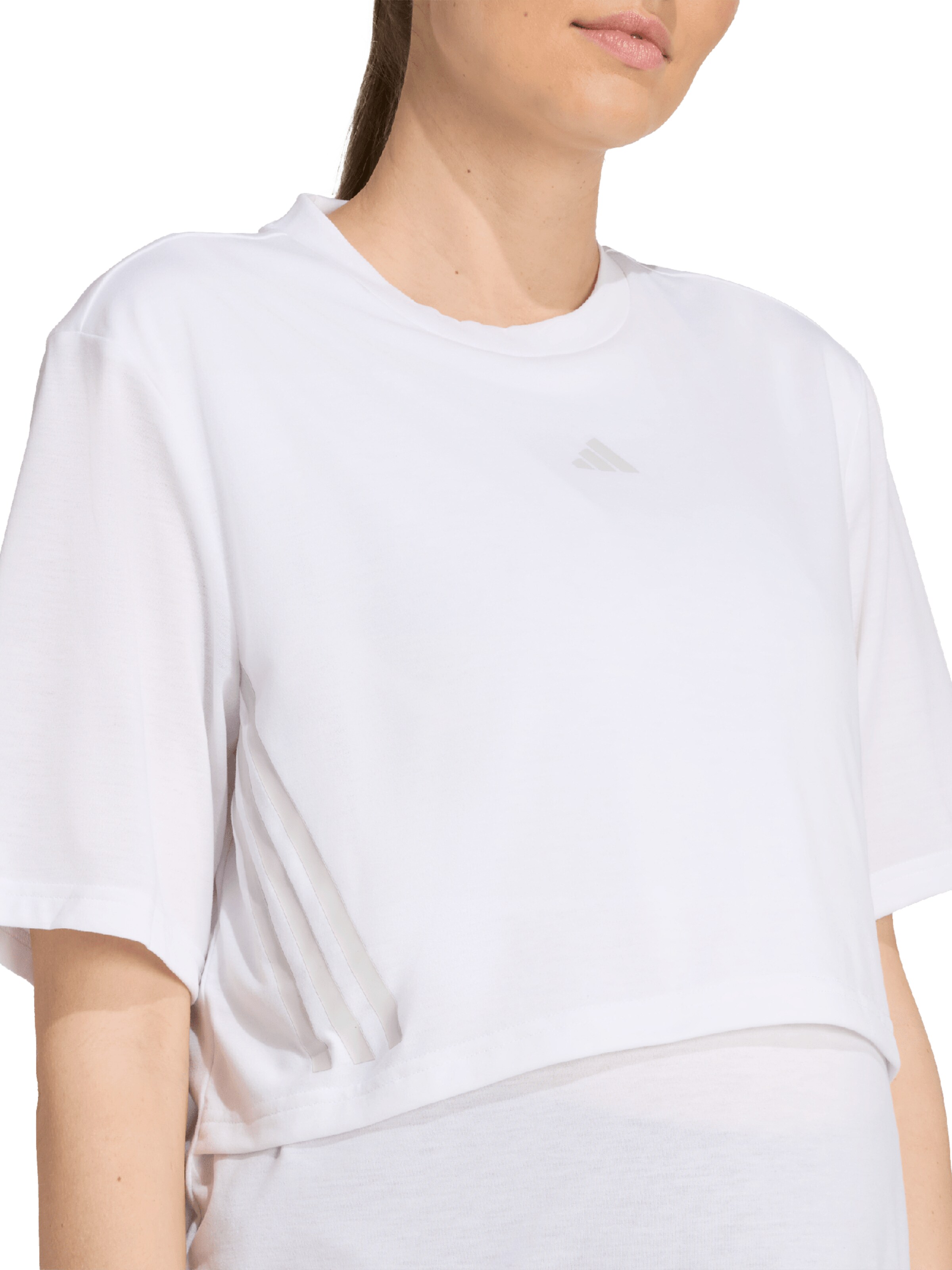 ADIDAS PERFORMANCE Λειτουργικό μπλουζάκι σε λευκό