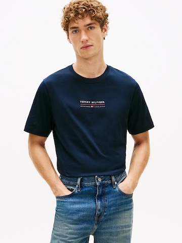 TOMMY HILFIGER Μπλουζάκι 'BRAND LOVE' σε μπλε: μπροστά