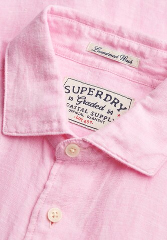 Coupe regular Chemise Superdry & Co en rose