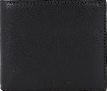 The Bridge Wallet 'Ettore' in Black: front