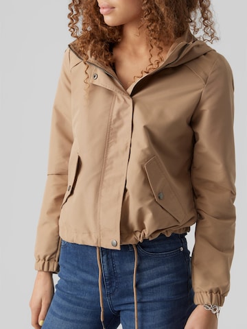 Vero Moda Petite Between-season jacket 'Zoa' in Brown