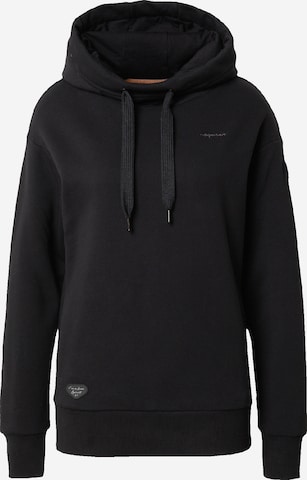Ragwear Sweatshirt 'YODIS' in Black: front