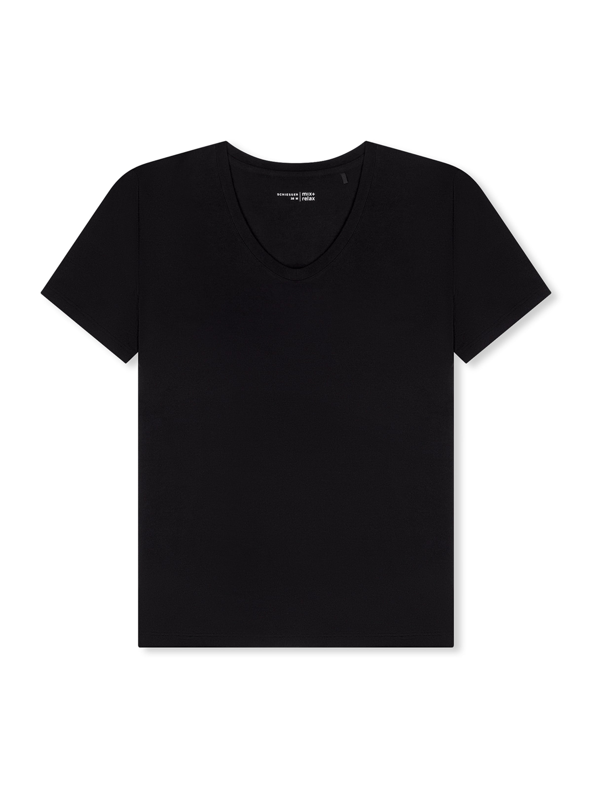 Chemise de nuit ' Mix Relax ' SCHIESSER en noir : devant