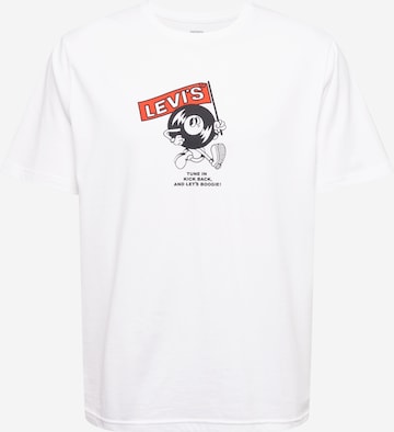 balta LEVI'S ® Marškinėliai 'Relaxed Fit Tee': priekis