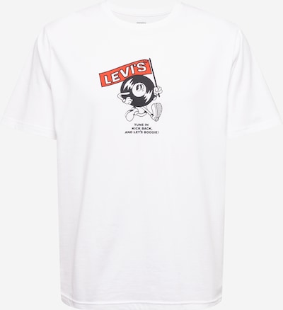 LEVI'S Majica u crvena / crna / bijela, Pregled proizvoda