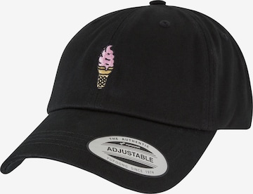 Cappello da baseball 'Ice Cream' di Mister Tee in nero: frontale