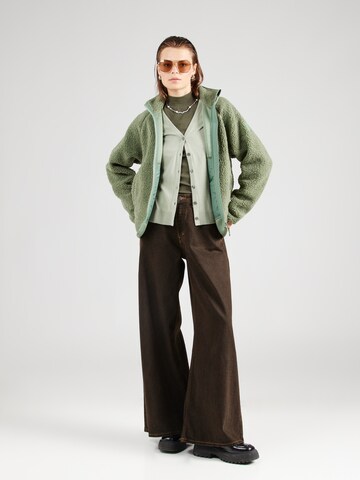 Derbe Fleece Jacket 'Kuschelby' in Green
