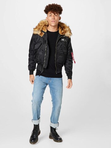 ALPHA INDUSTRIES - Chaqueta de invierno '45P' en negro