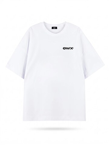 QWX2 - Camiseta talla grande 'UNITY' en blanco
