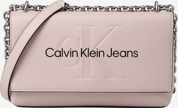 Calvin Klein Jeans Чанта с презрамки в розово: отпред