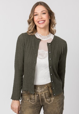 STOCKERPOINT Knit cardigan 'Jasmina' in Green: front