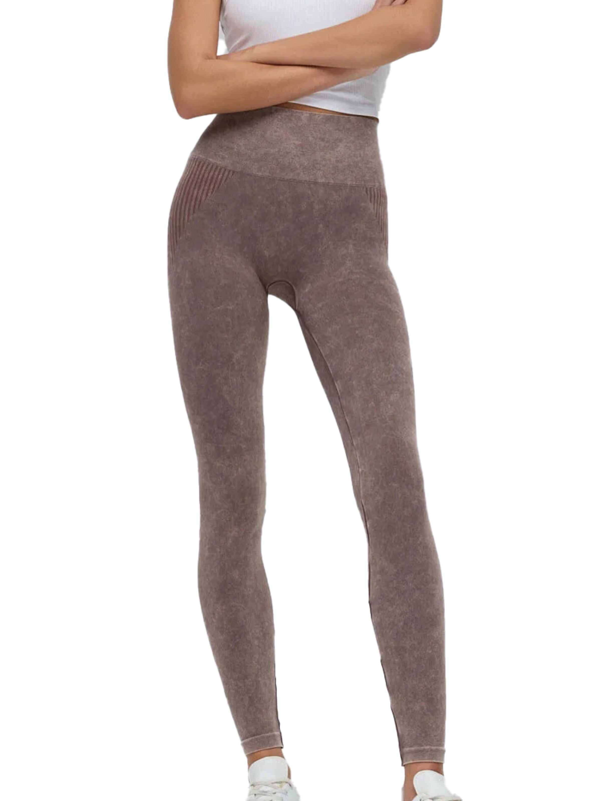 No Matter What Skinny Leggings in Bruin: voorkant