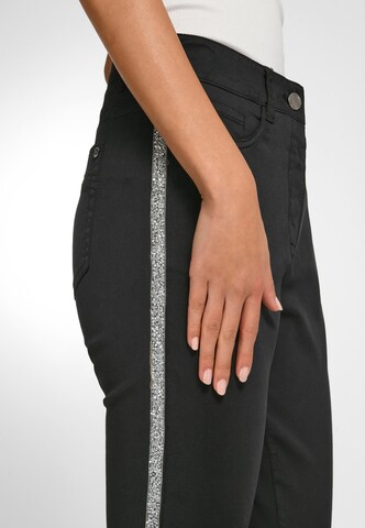 Basler Slimfit 5-Pocket Jeans in Schwarz