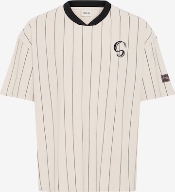 T-Shirt !Solid en blanc : devant