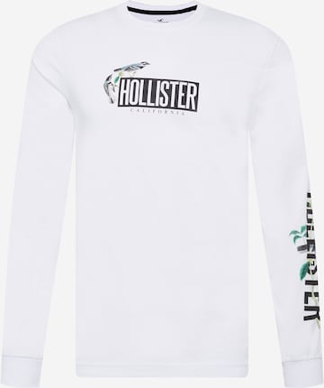 T-Shirt HOLLISTER en blanc : devant