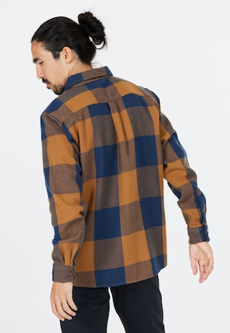 Whistler Regular fit Athletic Button Up Shirt 'Vecna' in Brown