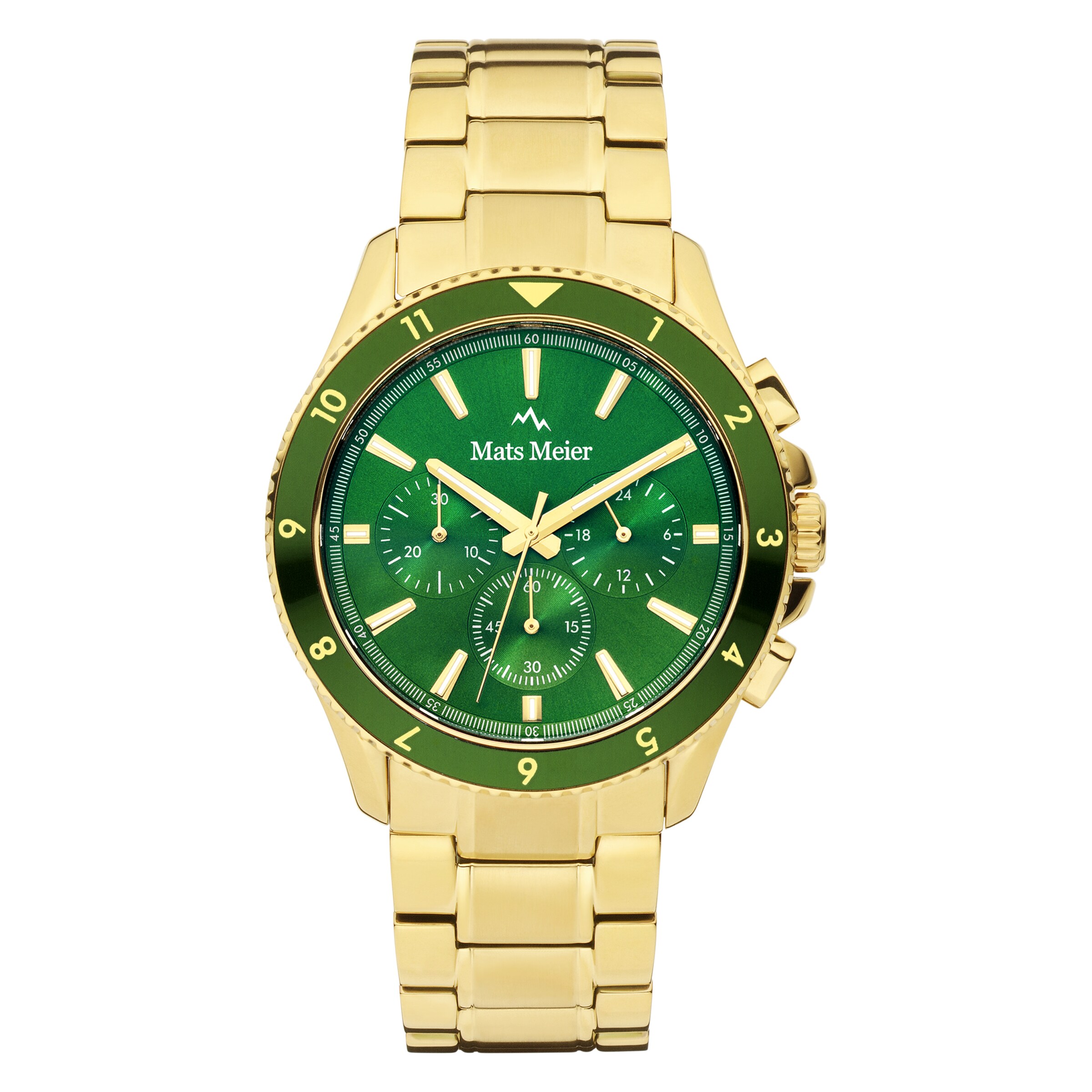 Mats Meier Analog Watch in Gold: front