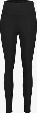 ICEPEAK Skinny Workout Pants in Black: front