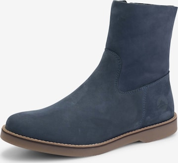 Travelin Ankle Boots 'Pleubian' in Blue: front