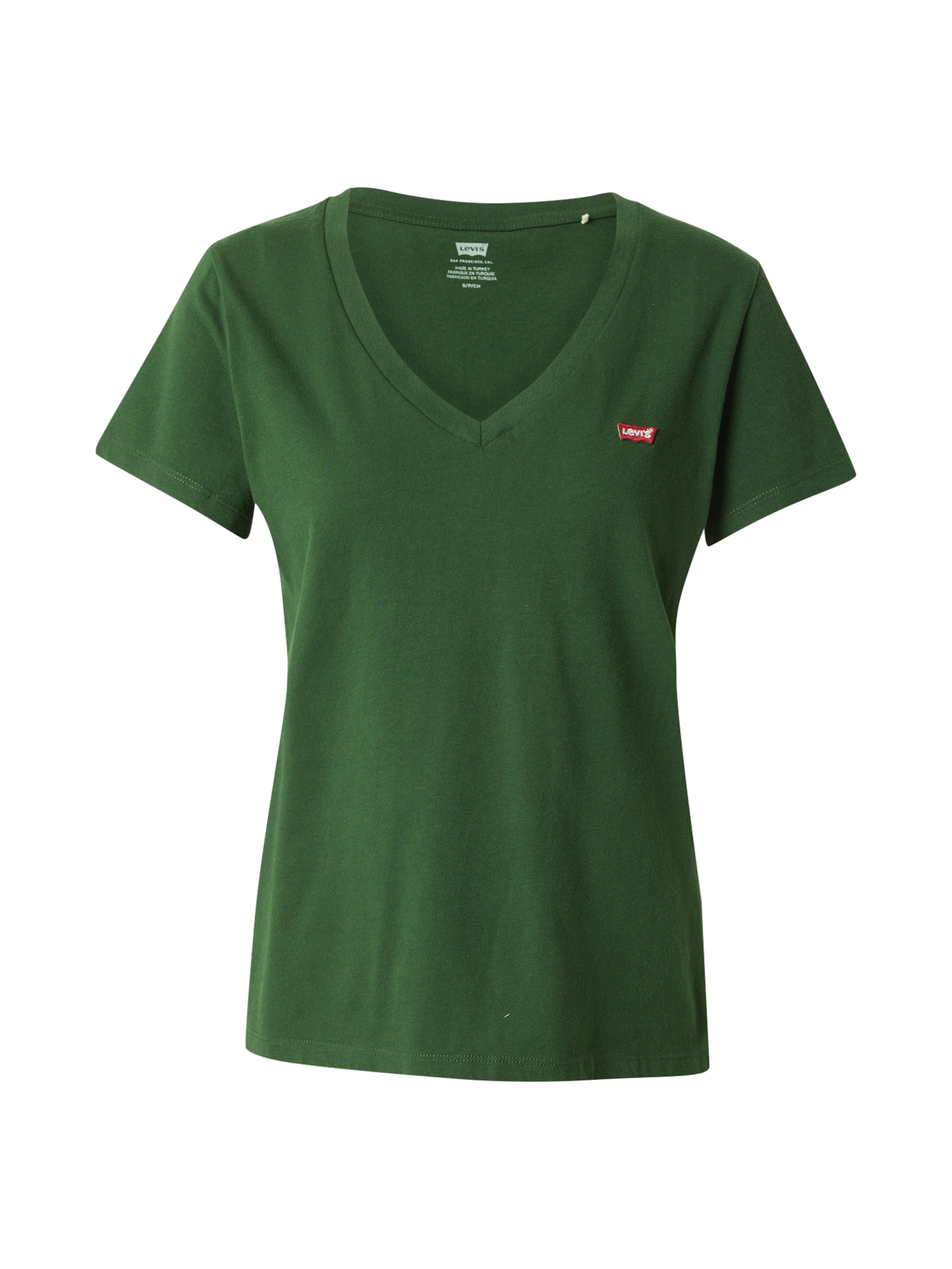 Maglietta 'Perfect V-Neck Tee' di LEVI'S ® in verde: frontale
