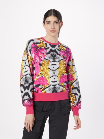 Sweat-shirt Plein Sport en rose : devant