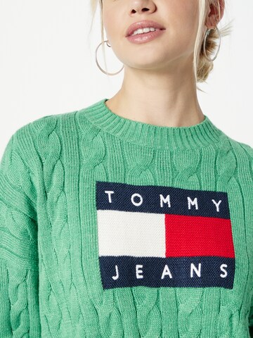 Tommy Jeans Свитер в Зеленый